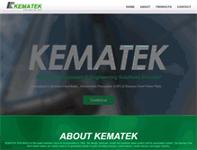 Tablet Screenshot of kemateksb.com